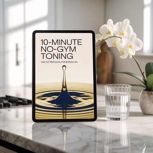 10-Minute "No-Gym" Toning: The Time-Under-Tension (TUT) Digital Blueprint